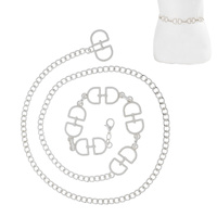 HORSE SHOE INSPIRED LUXURY CHAIN BELT